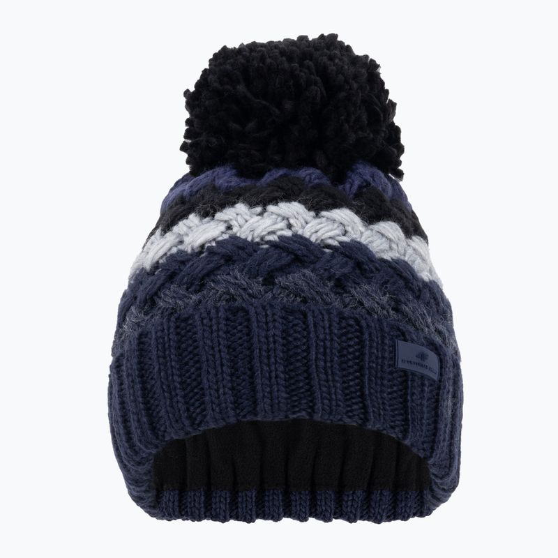 Pánska zimná čiapka 4F navy blue H4Z22-CAM014 2