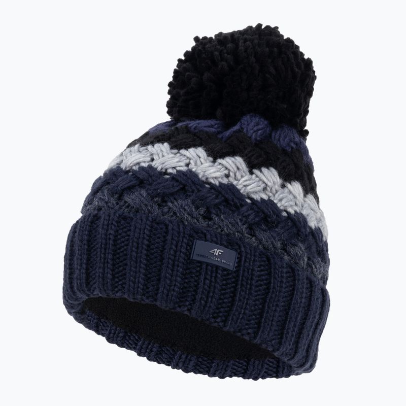 Pánska zimná čiapka 4F navy blue H4Z22-CAM014 3