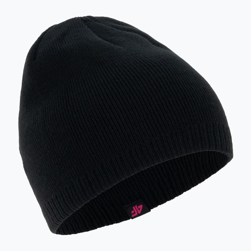 Dámska zimná čiapka 4F čierna H4Z22-CAD001