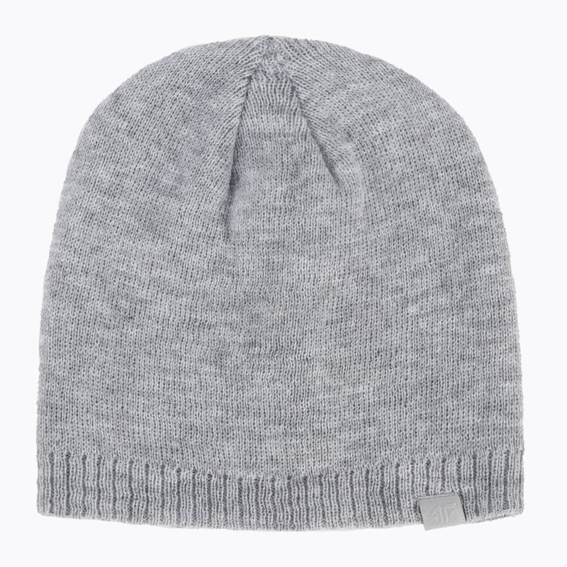 Dámska zimná čiapka 4F sivá H4Z22-CAD001 5