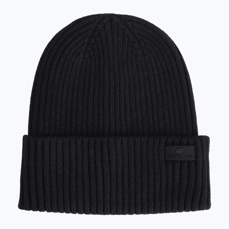 Dámska zimná čiapka 4F čierna H4Z22-CAD004 5