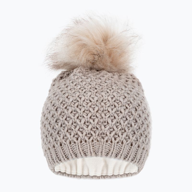 Dámska zimná čiapka 4F beige H4Z22-CAD014 2
