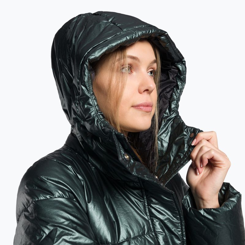 Dámska páperová bunda 4F zelená H4Z22-KUDP011 5