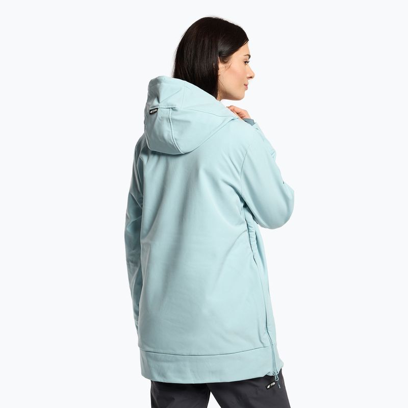Dámska snowboardová bunda 4F light blue H4Z22-SFD001F 3