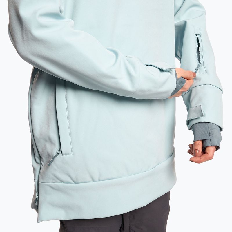 Dámska snowboardová bunda 4F light blue H4Z22-SFD001F 6
