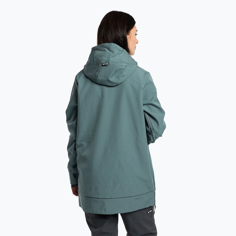Dámska snowboardová bunda 4F modrá H4Z22-SFD001F 3
