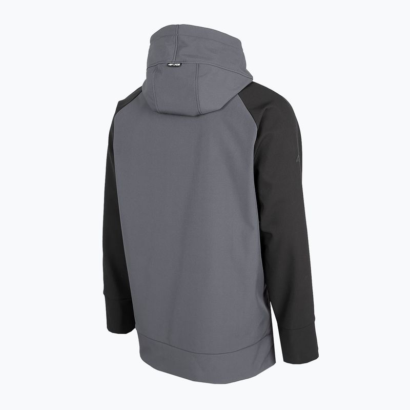 Pánska snowboardová bunda 4F graphite H4Z22-SFM001F 8
