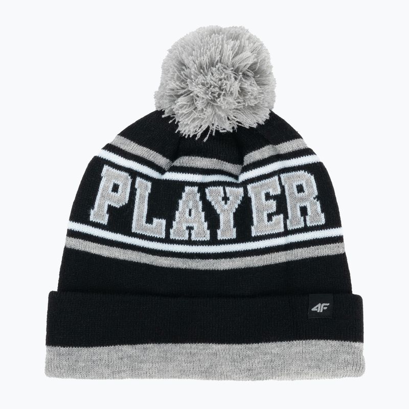 Detská zimná čiapka 4F čierna HJZ22-JCAM005 5