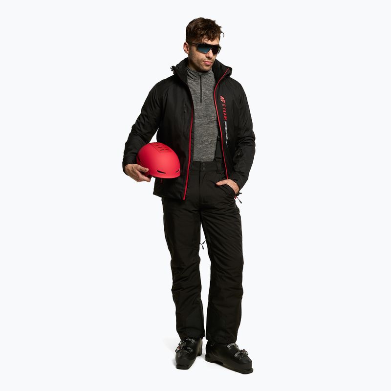 Pánske lyžiarske nohavice 4F black H4Z22-SPMN003 2