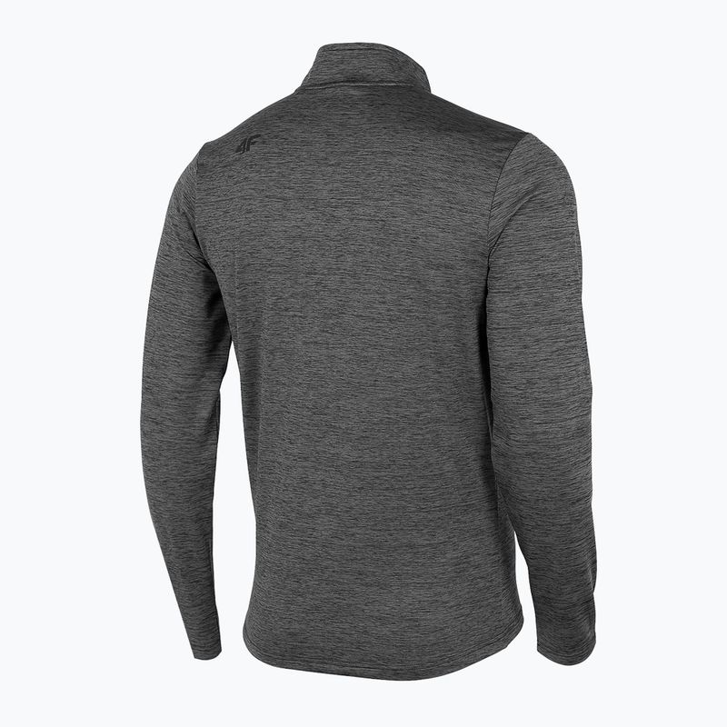Pánska termoaktívna mikina 4F BIMD031 dark grey melange 3