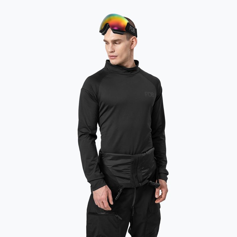 Pánska termoakčná mikina 4F BIMD033 deep black