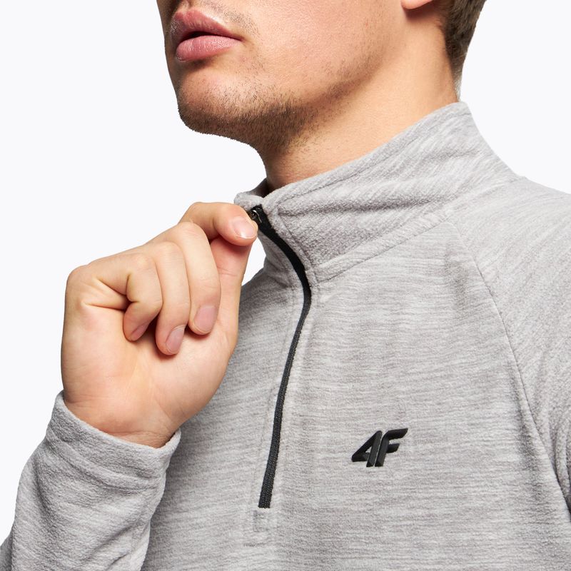 Pánska lyžiarska mikina 4F sivá H4Z22-BIMP010 5