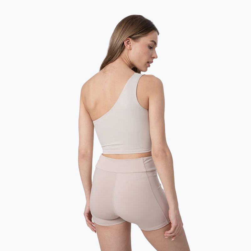 Dámsky top na jogu 4F beige H4Z22-TSD033 2