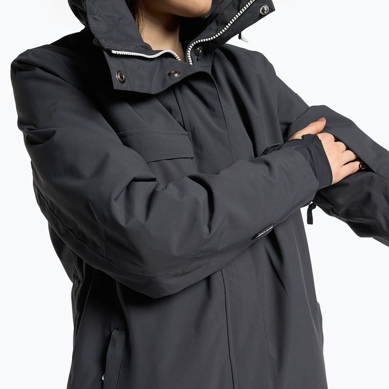 Dámska snowboardová bunda 4F tmavosivá H4Z22-KUDS001 6