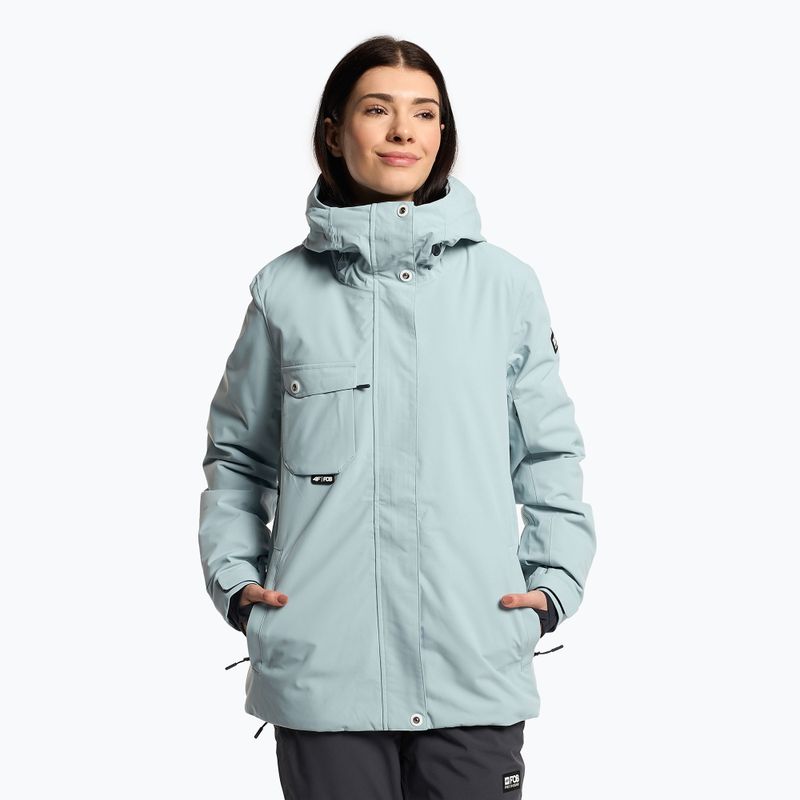 Dámska snowboardová bunda 4F modrá H4Z22-KUDS001