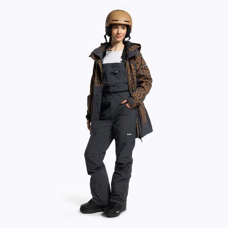 Dámske snowboardové nohavice 4F tmavosivé H4Z22-SPDS002 2
