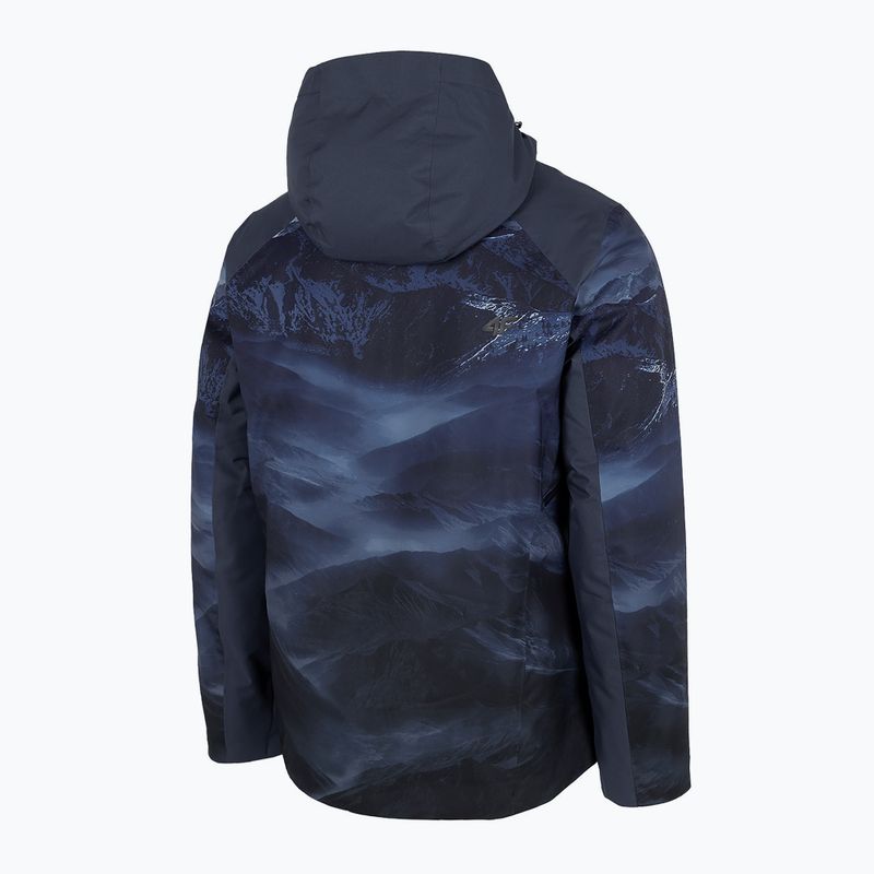 Pánska lyžiarska bunda 4F navy blue H4Z22-KUMN006 12