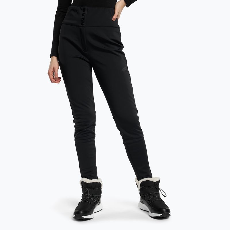 Dámske lyžiarske nohavice 4F black H4Z22-SPDN003