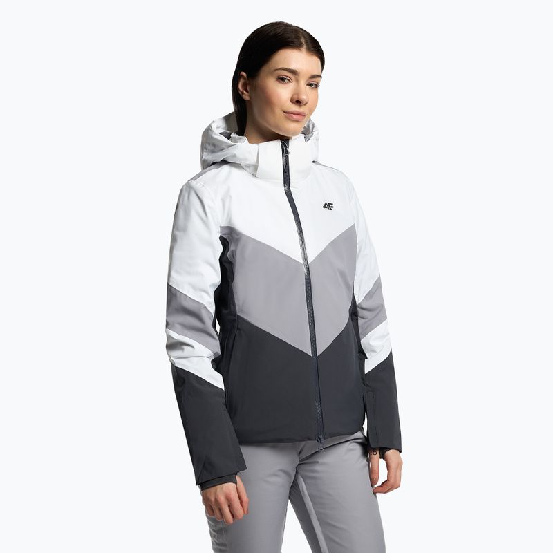 Dámska lyžiarska bunda 4F black-grey H4Z22-KUDN008