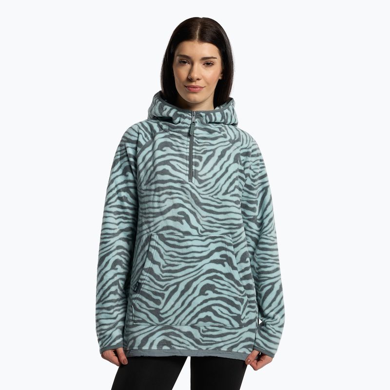 Dámska snowboardová mikina 4F light blue H4Z22-PLD010