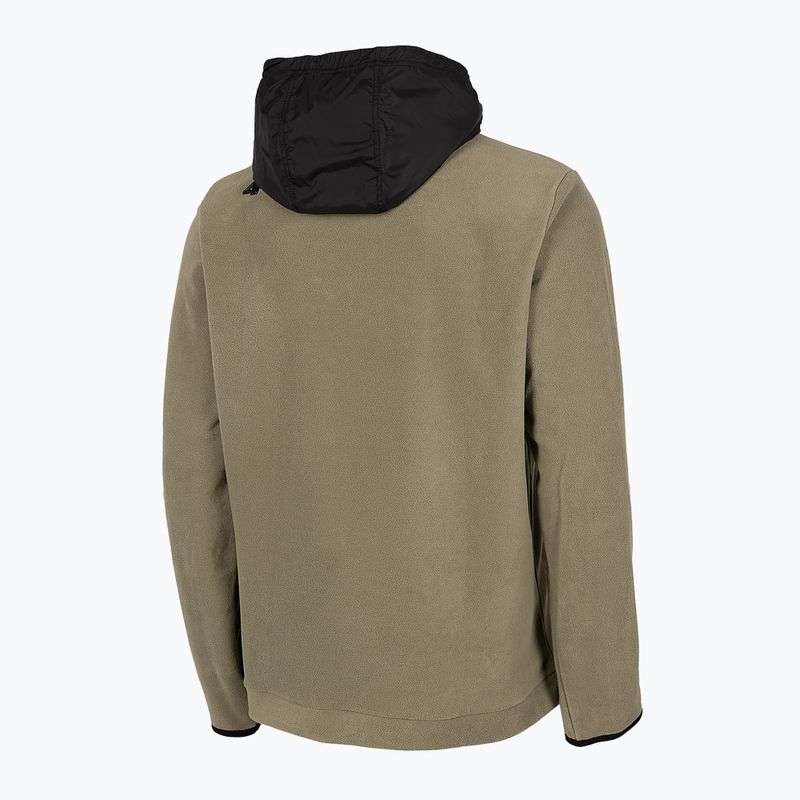 Pánska snowboardová mikina 4F khaki H4Z22-PLM011 7