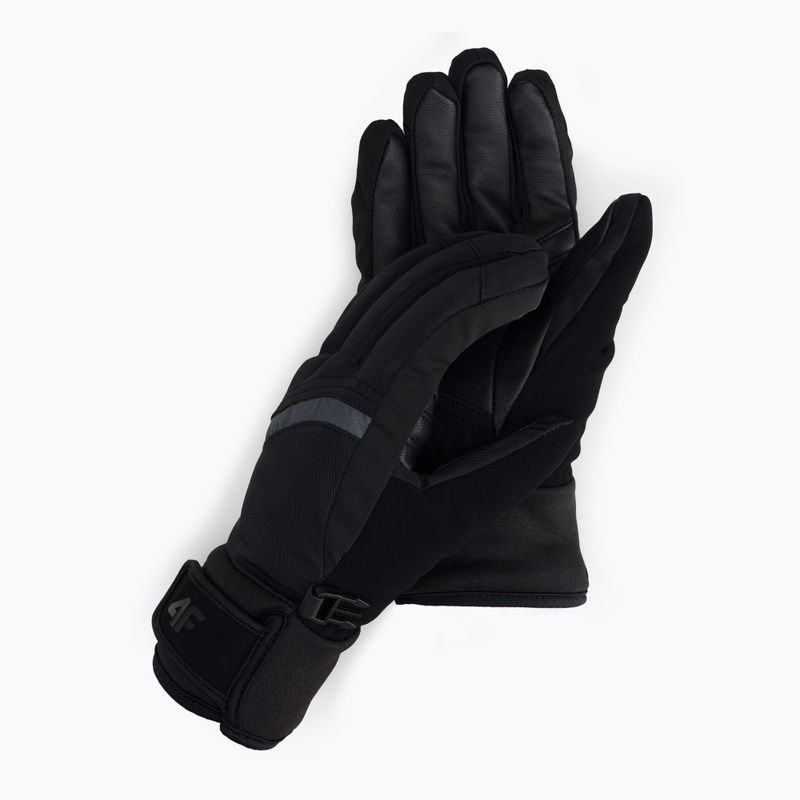 Dámske lyžiarske rukavice 4F black H4Z22-RED004
