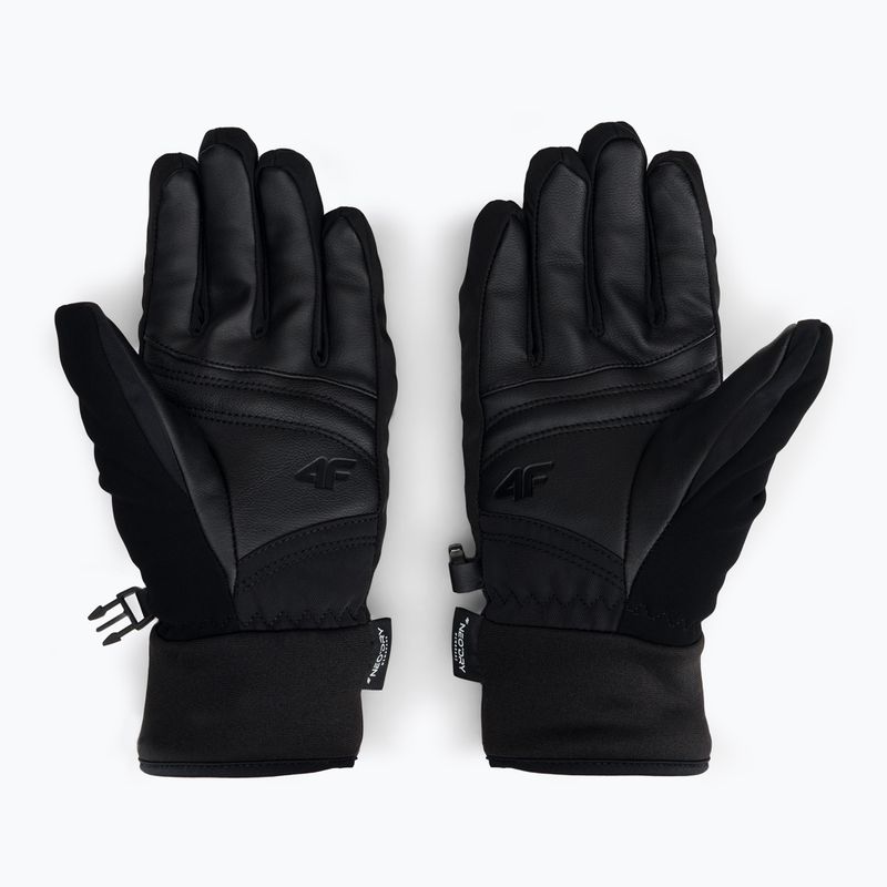 Dámske lyžiarske rukavice 4F black H4Z22-RED004 2