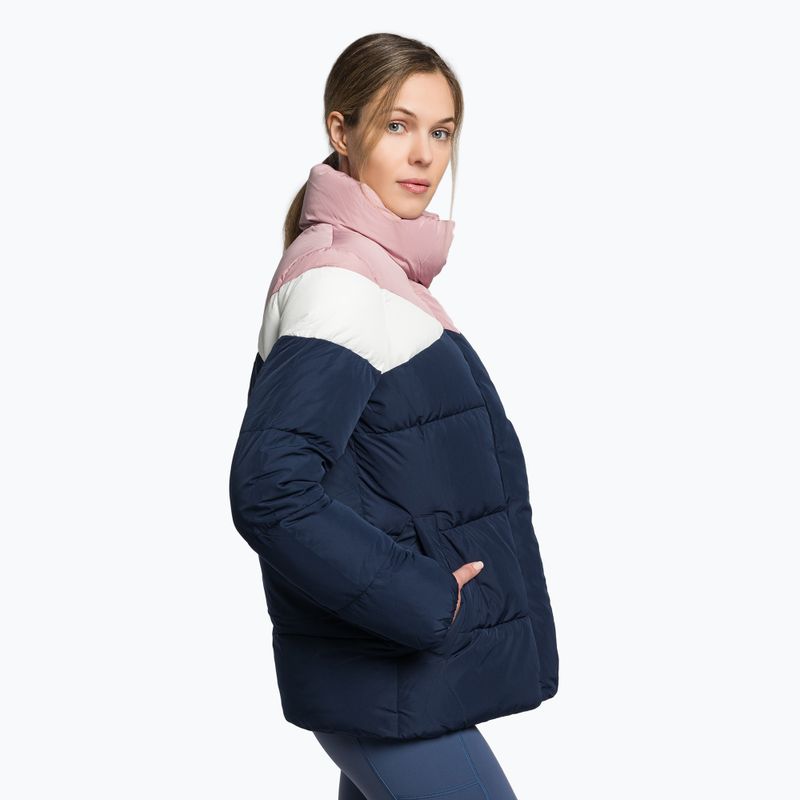 Dámska páperová bunda 4F navy blue H4Z21-KUDP007 3