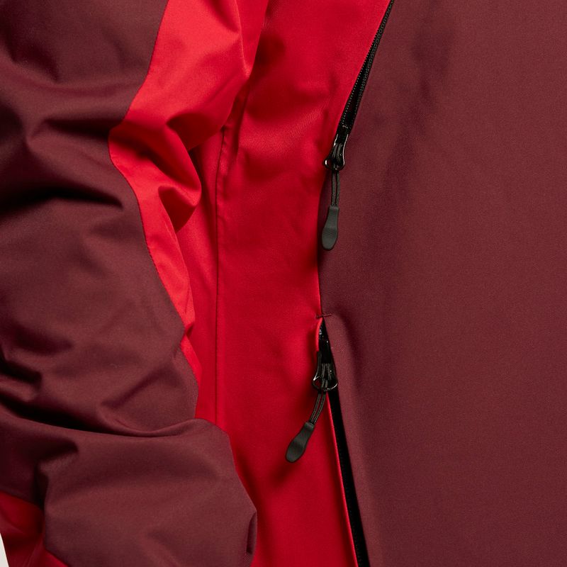 Pánska lyžiarska bunda 4F burgundy-red H4Z21-KUMN015 9