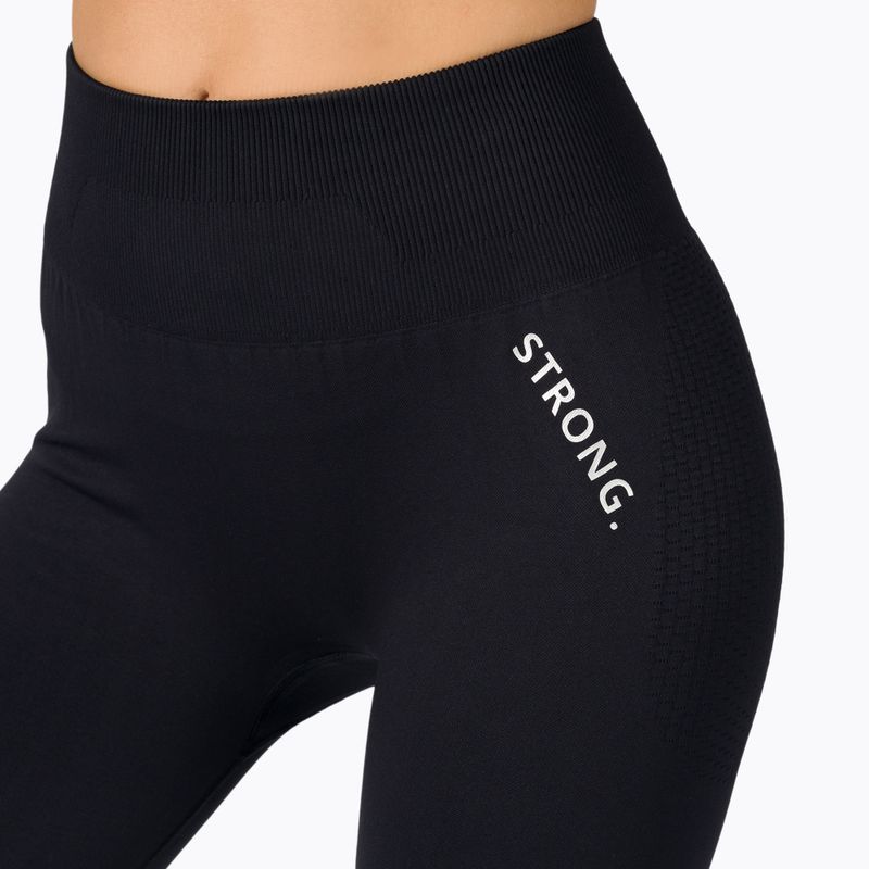 Dámske bezšvové legíny STRONG POINT Shape & Comfort Push Up čierne 1135 4