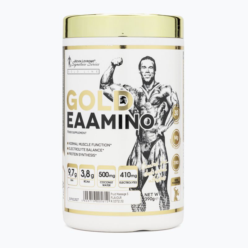 Aminokyseliny Fitness Authority Levrone Gold EAAmino 390 g ovocná masáž