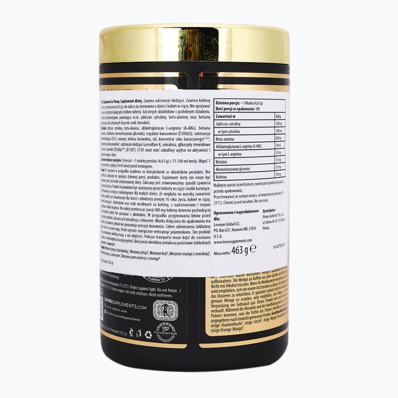 Fitness Authority Levrone predtréningovka Shaaboo Ice Pump 463 g ľadové dračie ovocie 2