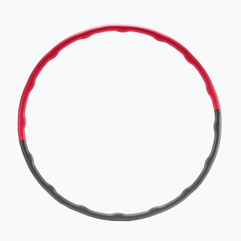 Obruč Hula hoop s masážnymi výstupkami Body Sculpture Bb 6412 grey/red 2
