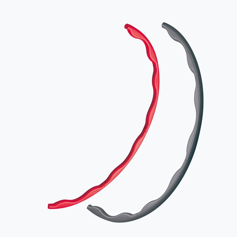 Obruč Hula hoop s masážnymi výstupkami Body Sculpture Bb 6412 grey/red 4
