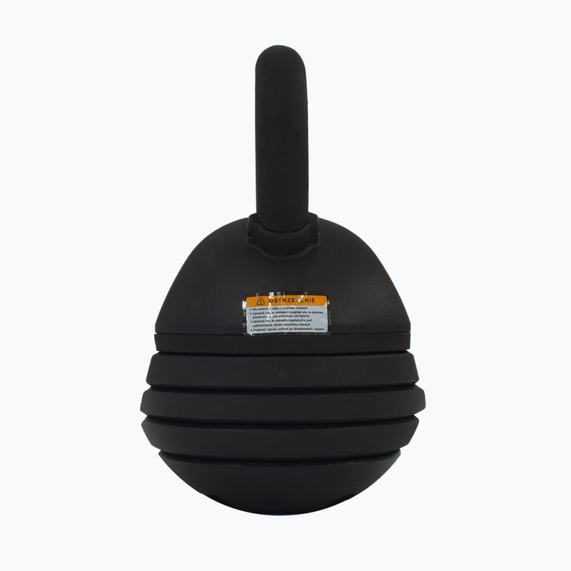 Nastaviteľný kettlebell Body Sculpture BW 126 13 kg black 2