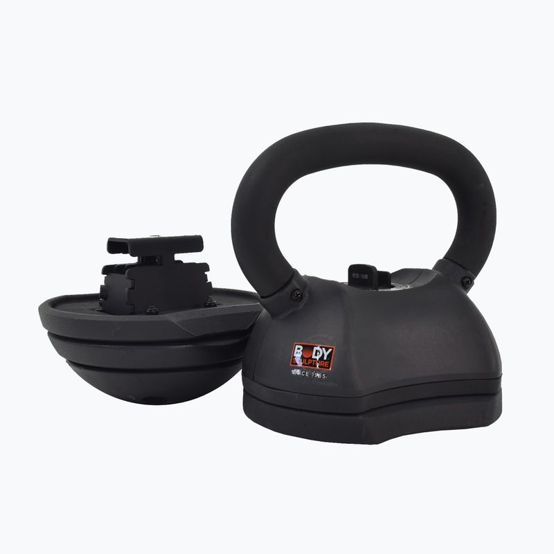 Nastaviteľný kettlebell Body Sculpture BW 126 13 kg black 3