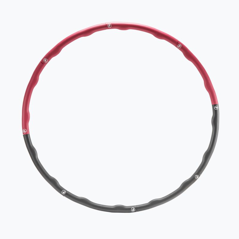 Obruč Hula hoop so závažím Body Sculpture Bb 6450 2 Kg black/red 2