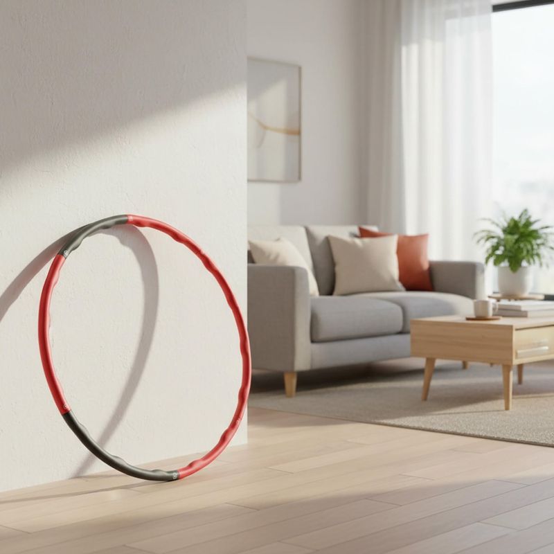 Obruč Hula hoop so závažím Body Sculpture Bb 6450 2 Kg black/red 8