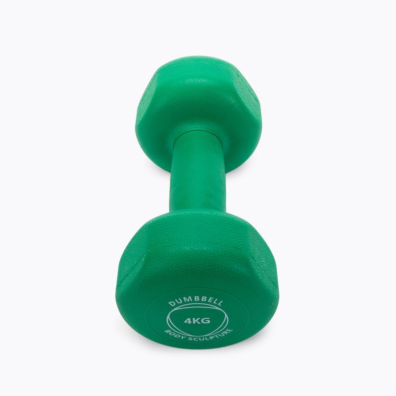 Body Sculpture neoprénová činka 4kg zelená BW 131 4KG 3