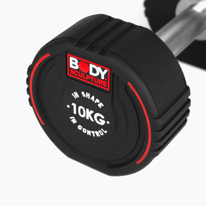 Gumovaná činka Body Sculpture TPU BW 133 10 kg black 5