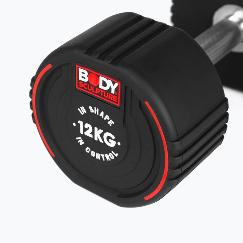 Gumovaná činka Body Sculpture TPU BW 133 12 kg black 5