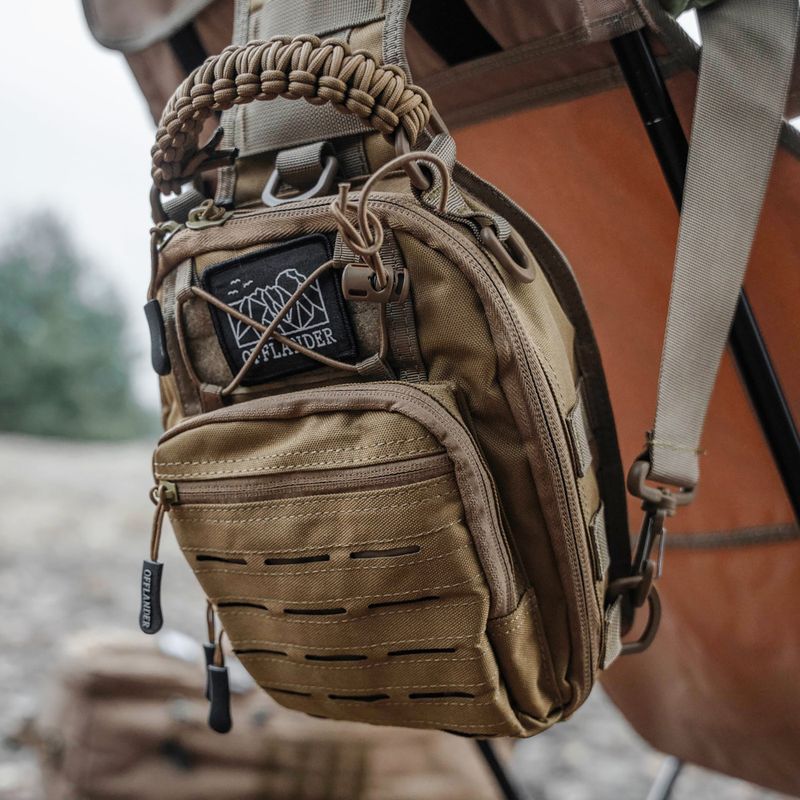 Taktická taška OFFLANDER Tactic 5 l khaki 6