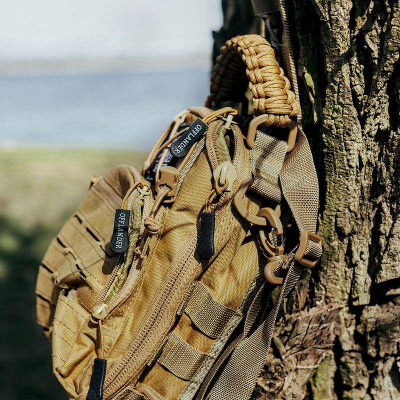 Taktická taška OFFLANDER Tactic 5 l khaki 8