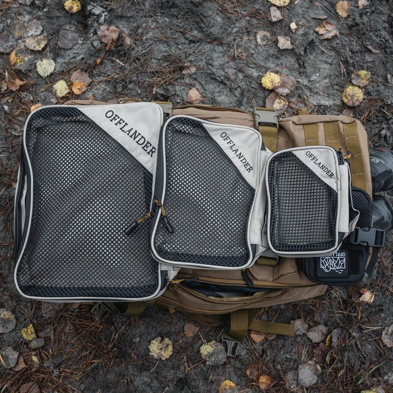 Cestovný organizér OFFLANDER Set 3 pack sand/black 7
