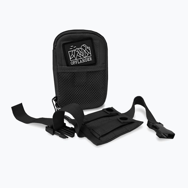 Taktická taška Offlander Molle z rzepem na dokumenty black 3