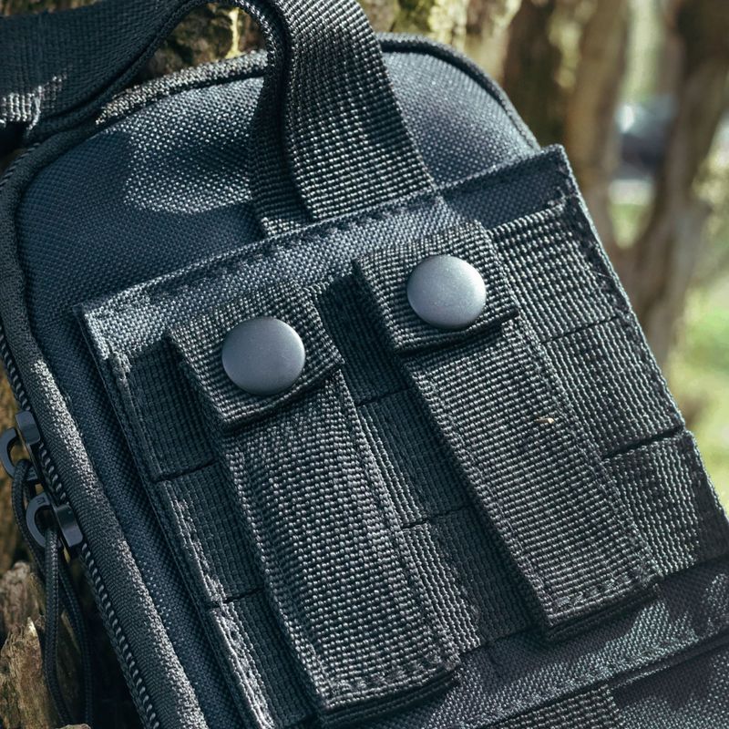Taktická taška Offlander Molle z rzepem na dokumenty black 10