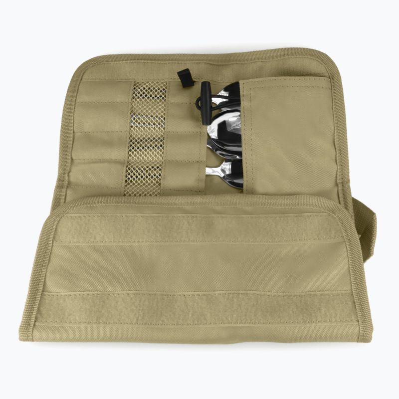 Súprava príborov OFFLANDER Camping Cutlery Set with Case green 3