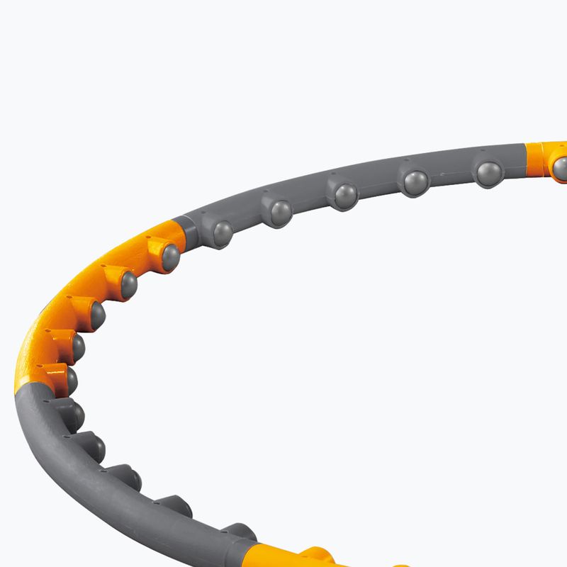 Obruč Hula hoop so závažím Body Sculpture Bb 6430 1.2 Kg grey/orange 3