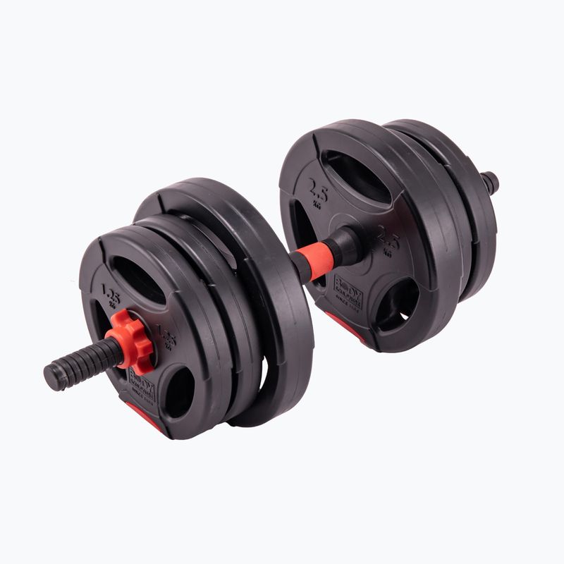 Nastaviteľná činka Body Sculpture Bw 752H 10 kg black 2