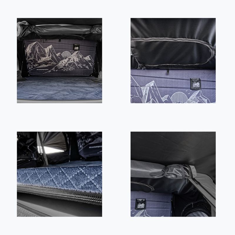 Strešný stan pre 2 osoby OFFLANDER Fold 2 Wolf gray 8
